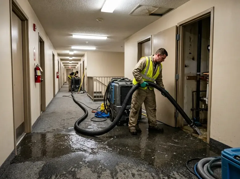 multi-unit-apartment-hallway-f-005 — frequently asked questions, Emergency Burst Pipe Water Extraction & Removal in Kenly, NC